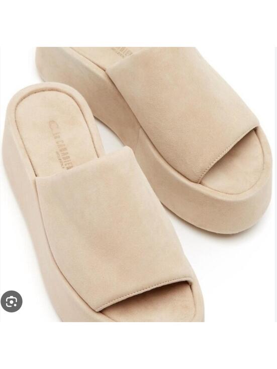 La Canadienne Shoes - La Canadienne Kyrie Platform in Sand Size 37